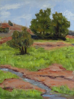 Hill Country Calm
12" x 9" - Oil on Cotton
